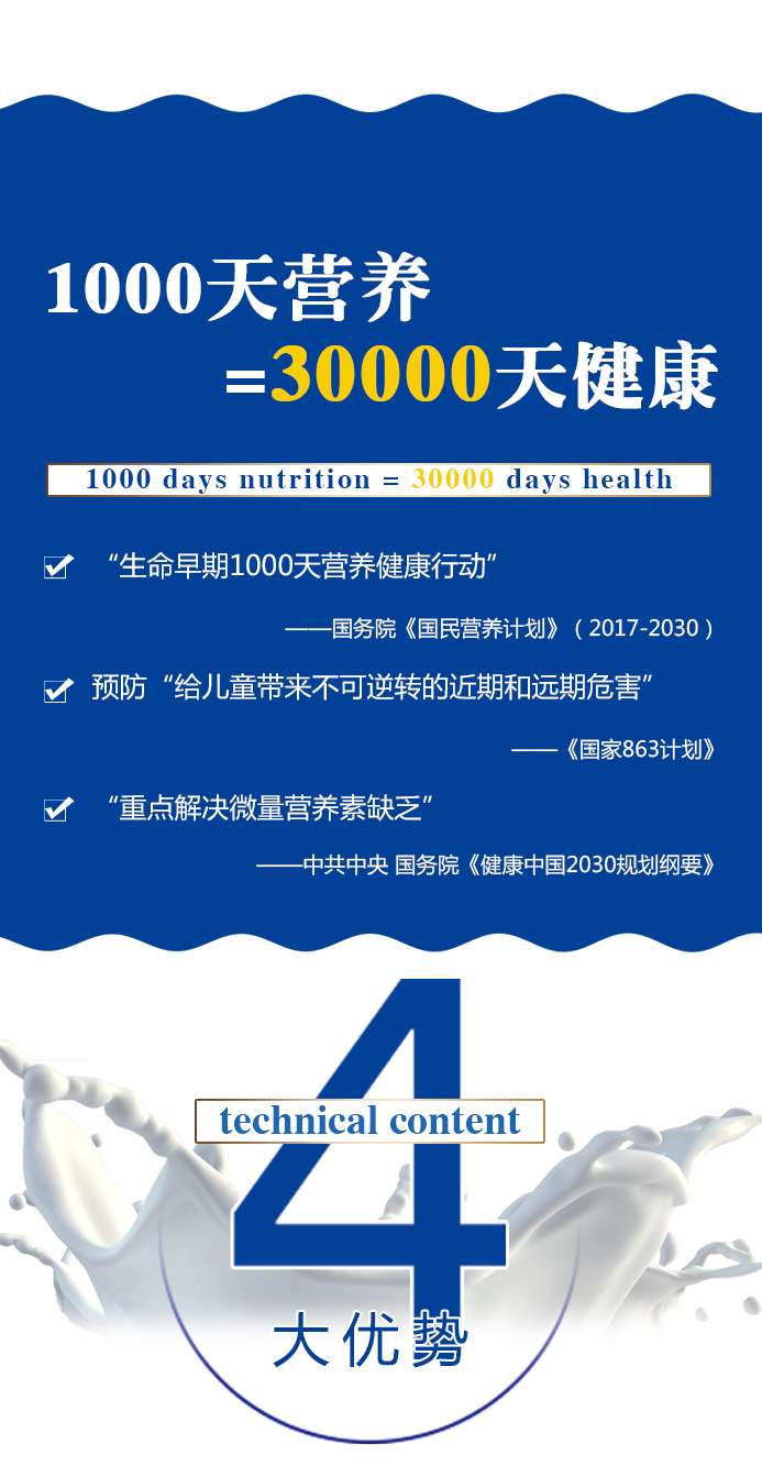 儿童营养品品牌优势